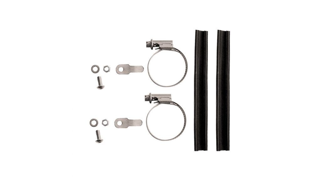 Paire de collier de fixation porte-bagages pour fourche 25 à 40mm