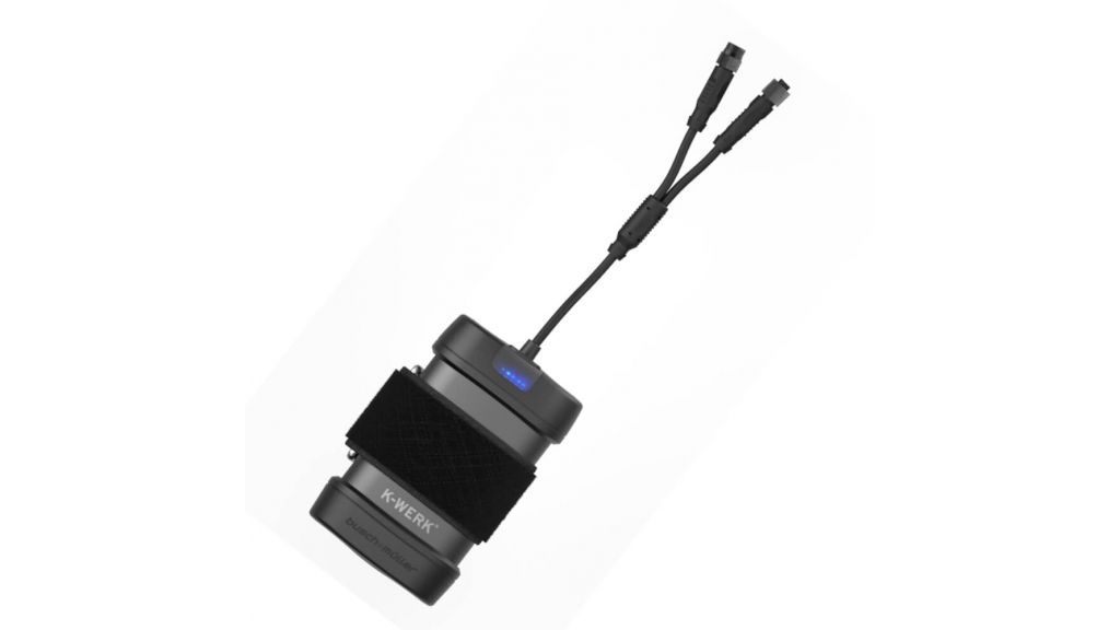 Chargeur et Power bank usb sur dynamo K-werk - Busch + Müller