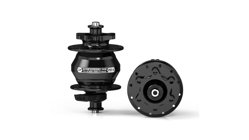 Moyeu PD8, noir, 24trous, disque 6 trous