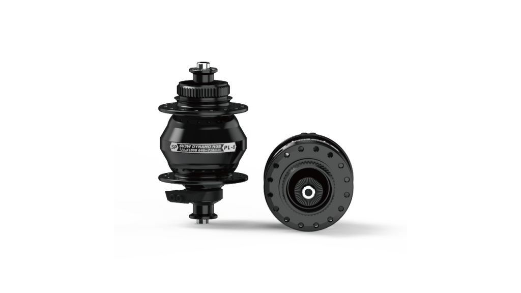 Moyeu PL8, noir, 32 trous, disque centerlock