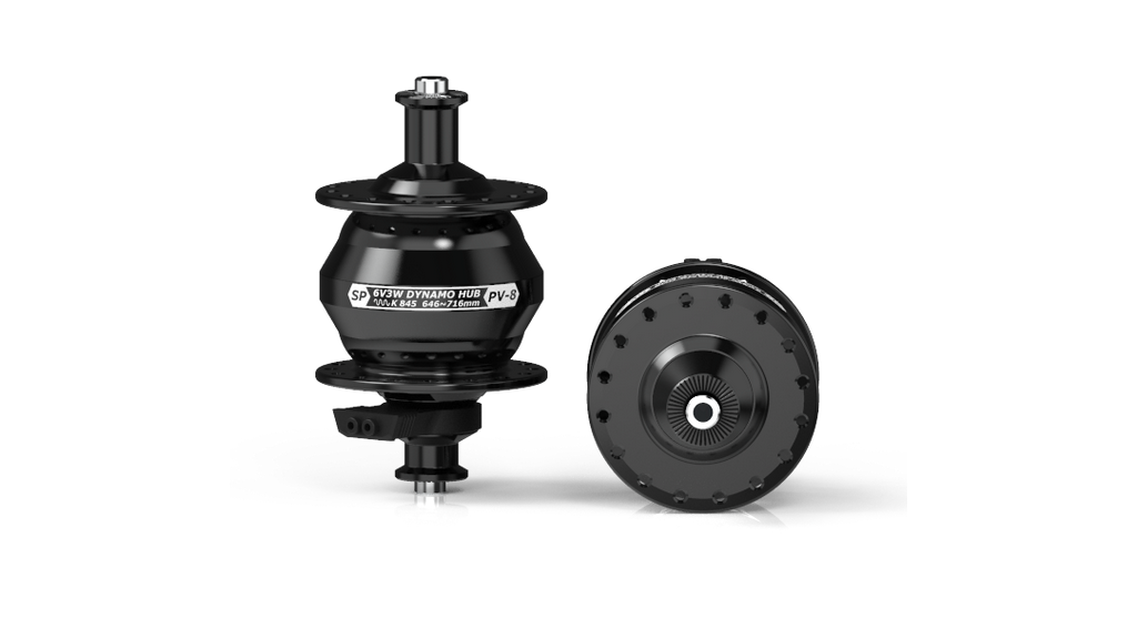 Moyeu PV8, noir 32 trous