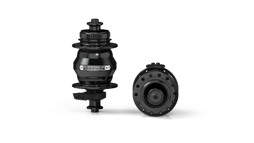 Moyeu SL9, noir, 28 trous, Centerlock