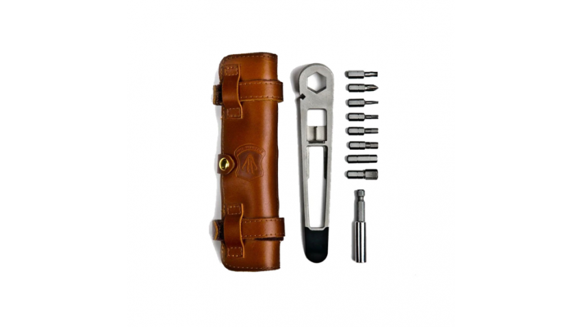 The Nutter - Outil vélo multifonctions avec étui marron