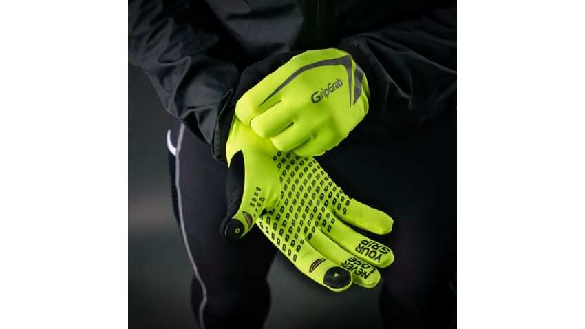 Gants Longs Expert Hi-Vis Hiver Tactiles