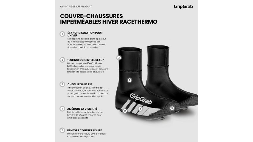 Couvre-Chaussures Hiver Néoprène Imperméable Race Thermo - Ref. 2021