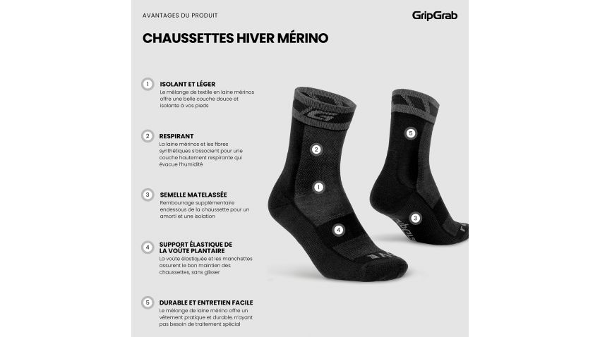 Chaussettes d'hiver Merino - 3005
