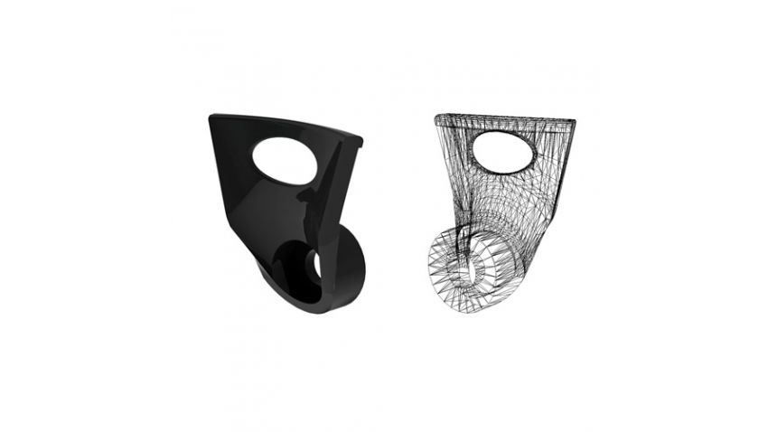 Tubus Porte-bagages arrière Logo Evo noir