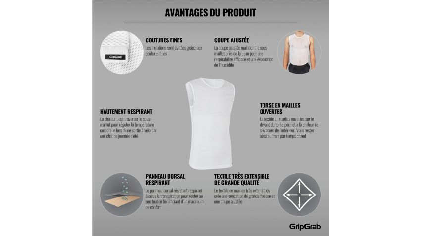 Sous-Vêtements Sans Manches 3 Saisons - 6012