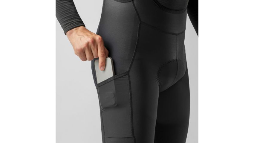 Collant Thermique à bretelles PACR, avec peau de chamois - 6122