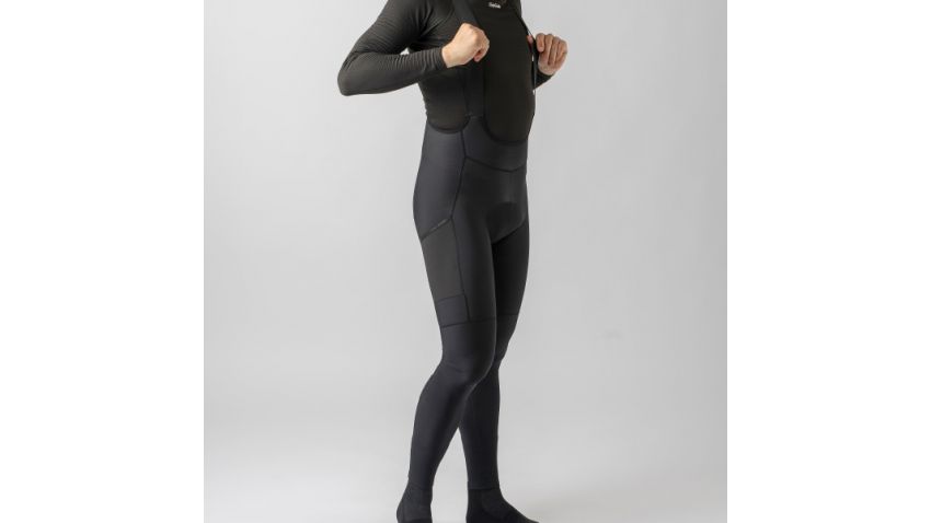 Collant Thermique à bretelles PACR, avec peau de chamois - 6122