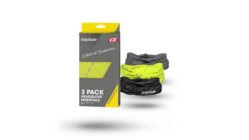 Tour De Cou Essentials Multi Pack - Noir, Jaune, Gris - 9005