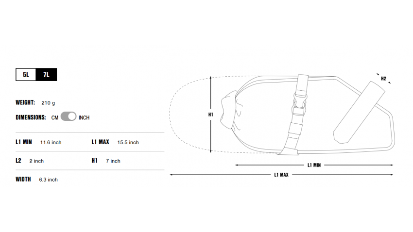 Racing Saddle Pack (7L)
