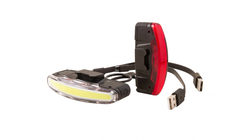 ARCO SET avant + arrière rechargeable USB-C - Spanninga