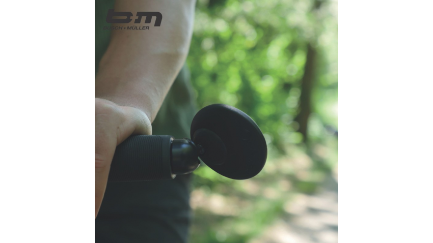 Rétroviseur Cycle Star 60mm - Fixation embout de guidon - Busch&Muller