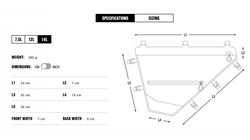 Expedition Full Frame Pack (14L)