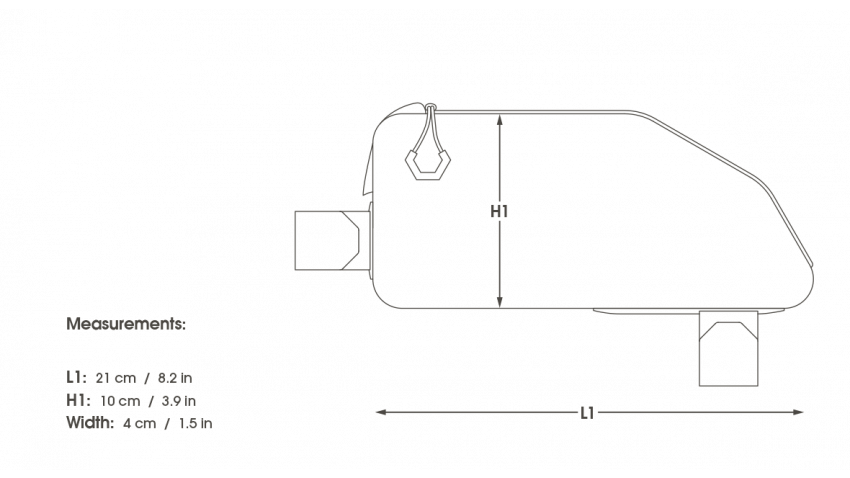 Expedition Top Tube Pack (1L)