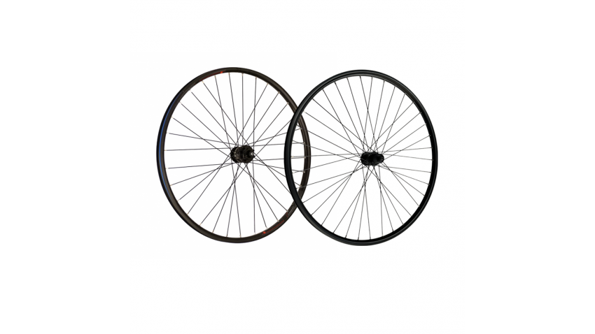 Paire de roue disque 700 jante M820, Deore 10V, et dynamo SP PL8 36 trous-center