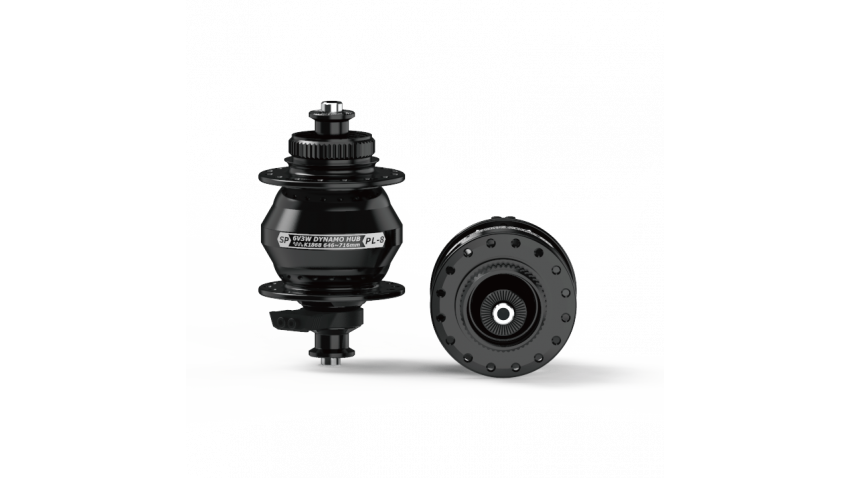 Moyeu PL8, noir, 32 trous, disque centerlock