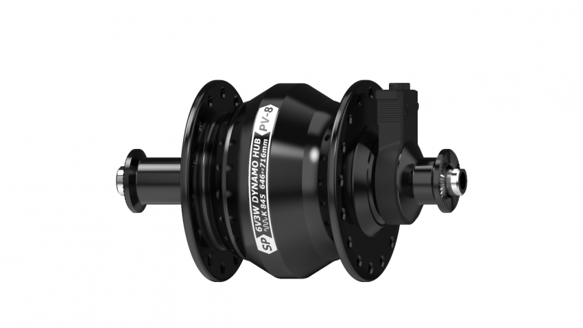 Moyeu PV8, noir 32 trous