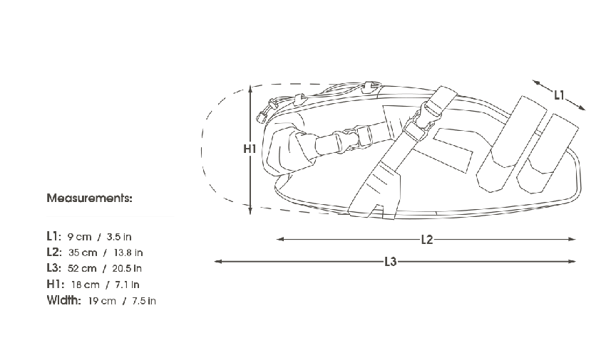 Expedition Saddle Pack (17L) - PWL