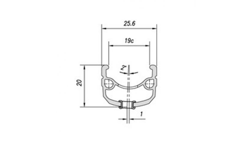 Roue dynamo avant 700'' jante M260 moyeu PL8 32 trous-centerlock