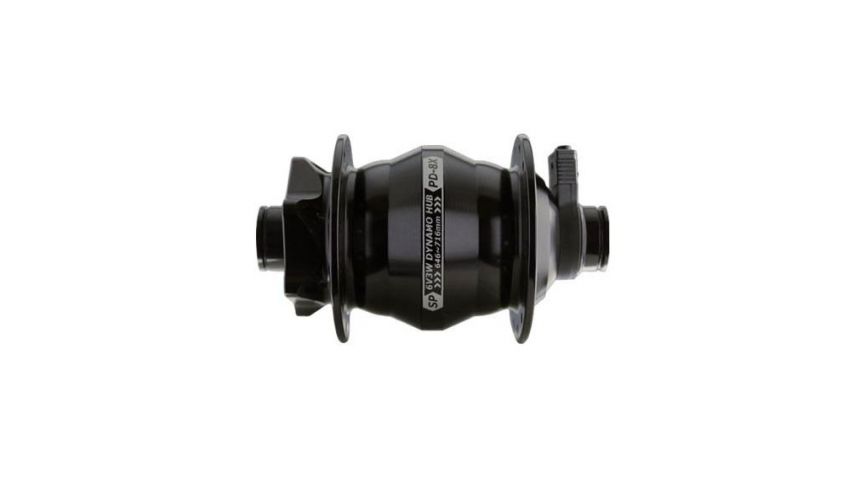 Moyeu PD8-X-110, noir, 32 trous, disque 6 trous, axe 15mm x 110