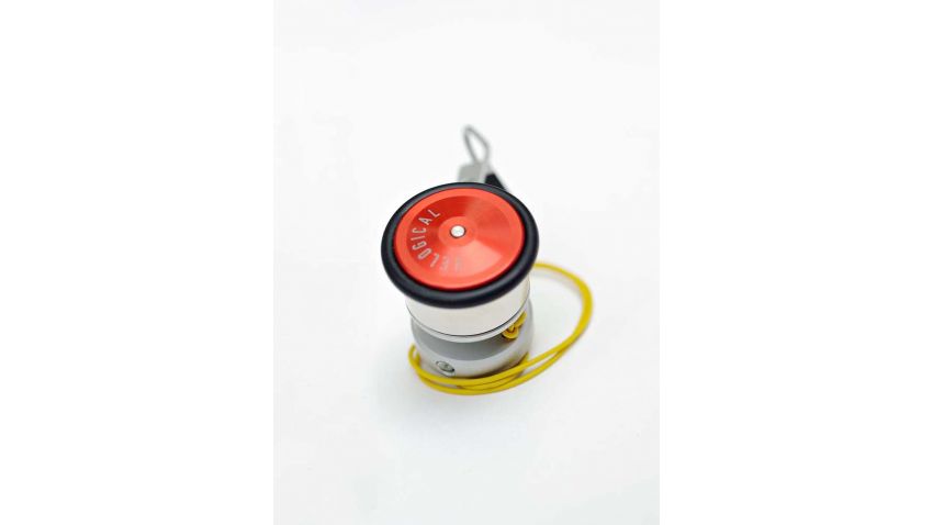 Dynamo Vélogical Sport avec adaptateur sur fourche12/20mm - Rouge