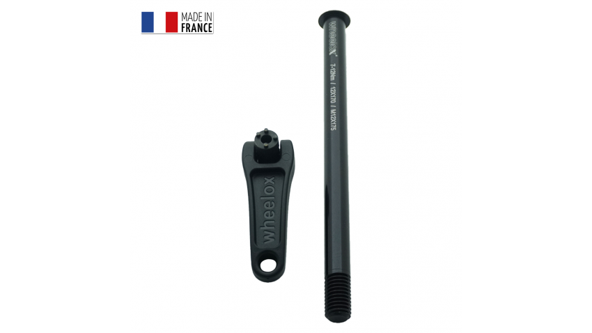 Kit n°4 AR175 - Axe traversant arrière, M12, pas de 1,75 longueur 170 + Clé